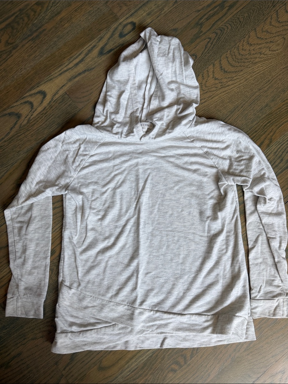 Light Gray Kids Hoodie Long Sleeve Top